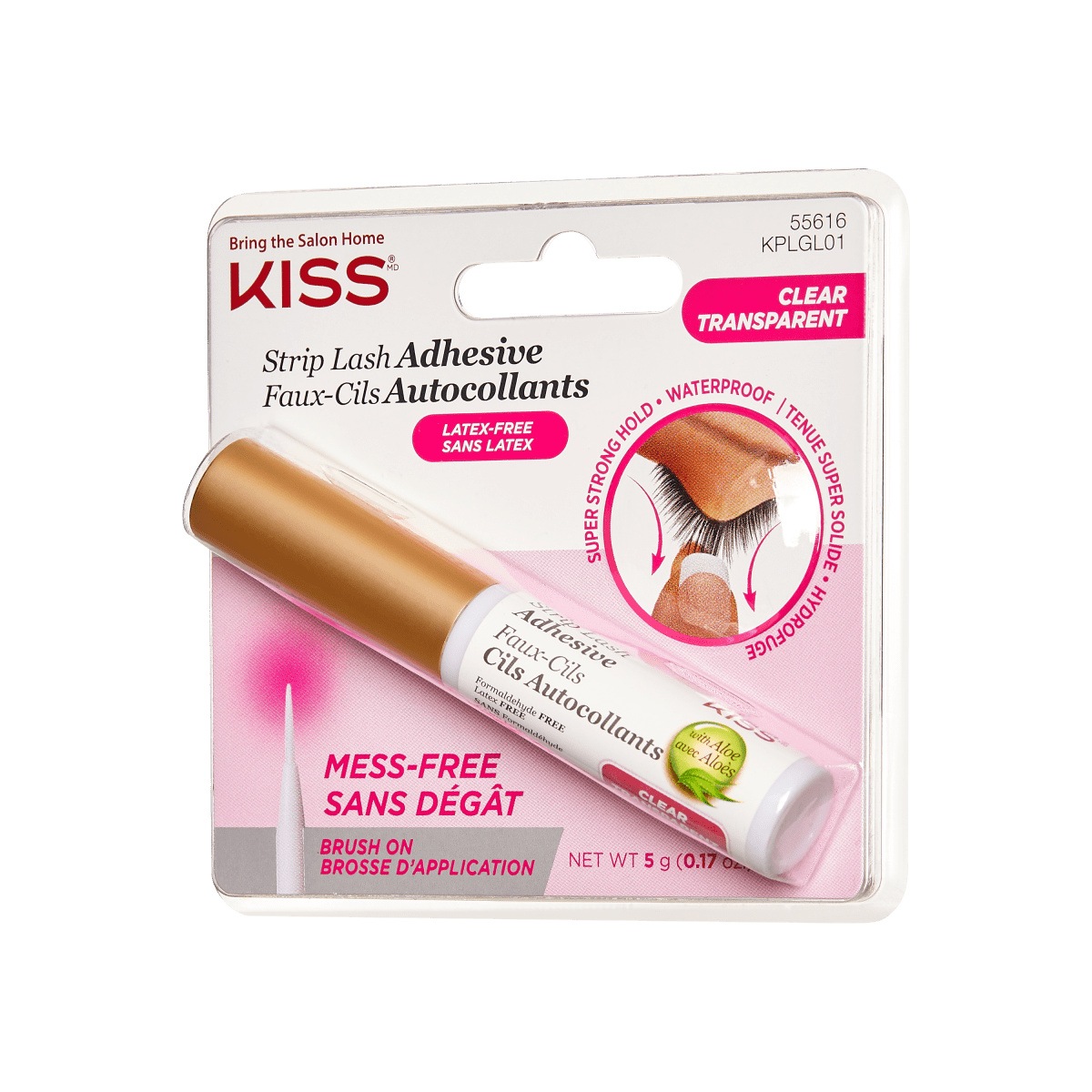 Kiss 24hr Strip Eyelash Adhesive- Clear