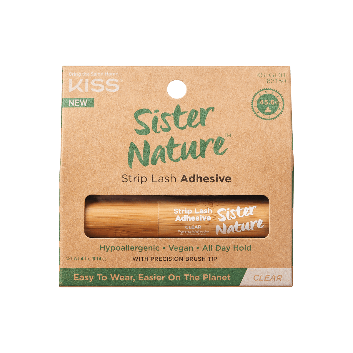 KISS Sister Nature Strip Lash Adhesive - Clear