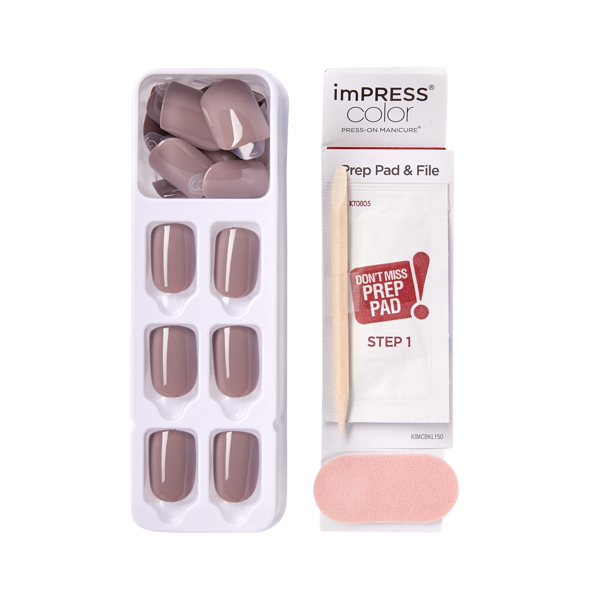 imPRESS Color Press-On Manicure - Taupe Prize