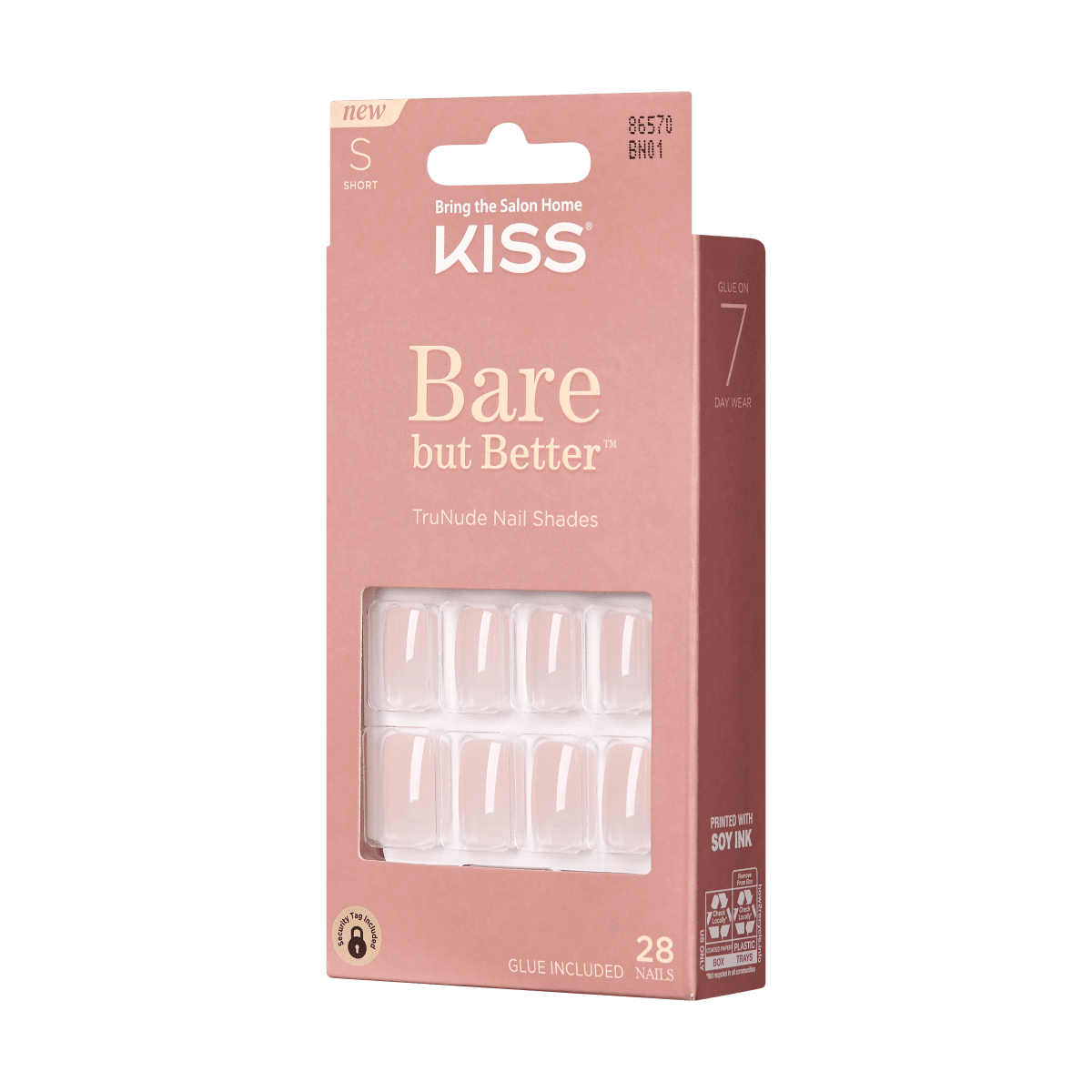 KISS Bare but Better Nails - Nudies