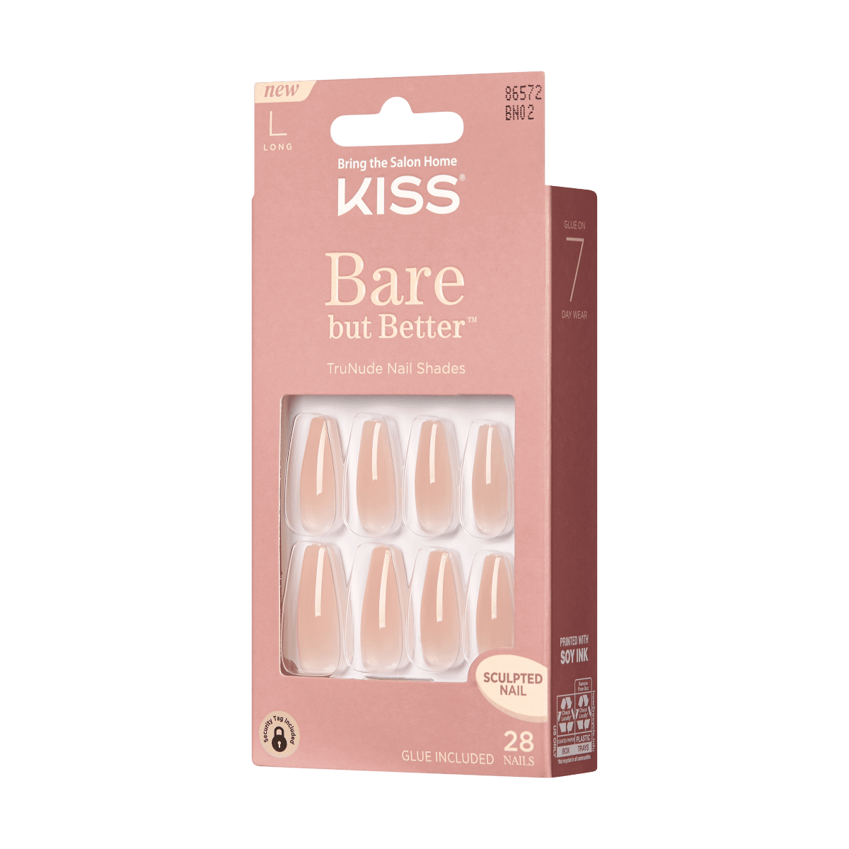 KISS Bare but Better Sculpted Nails - Nude Drama