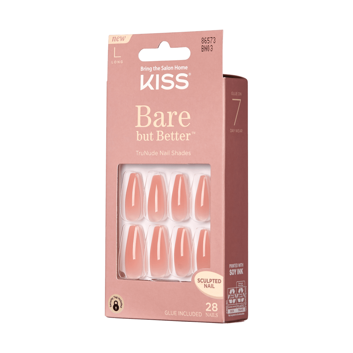 KISS Bare but Better Sculpted Nails - Nude Glow