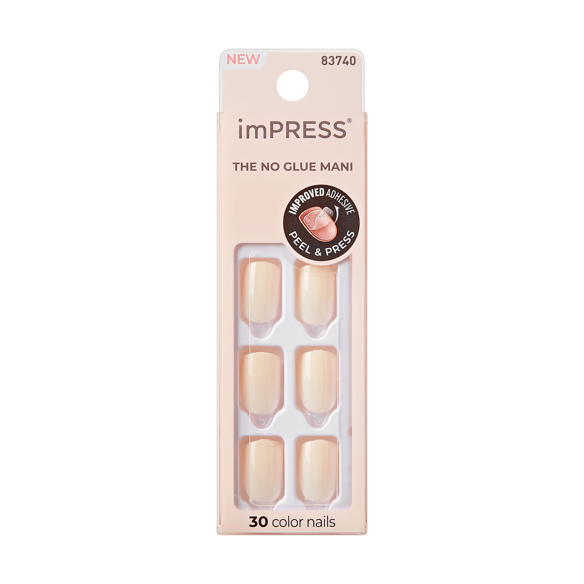 imPRESS Color Press-On Nails - Point Pink