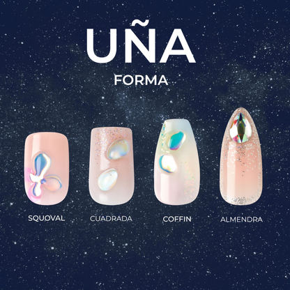 KISS Gel Fantasy Allure Uñas Postizas Tornasol - Influential