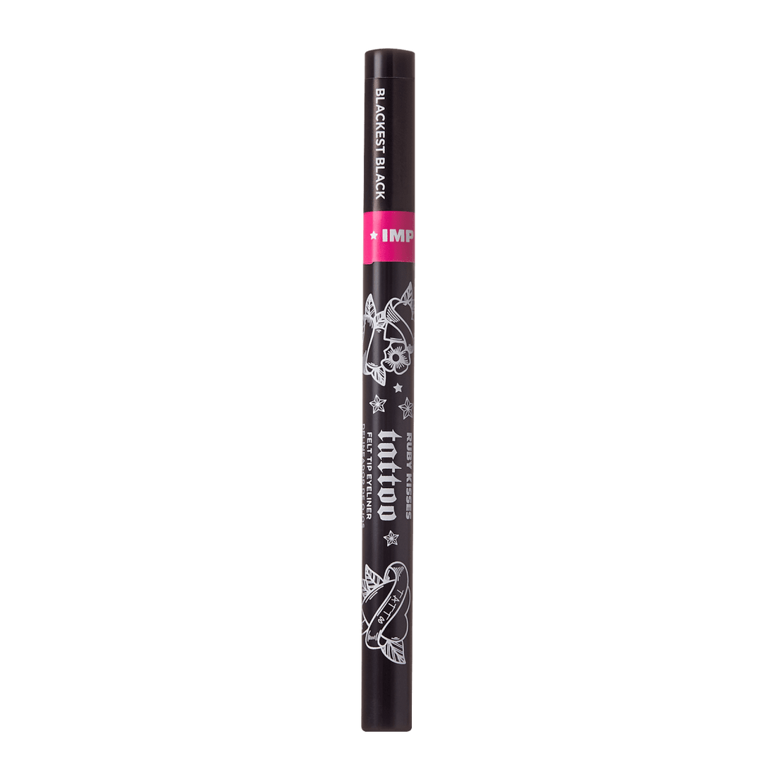 Ruby Kisses Reg Felt Tip Eyeliner BLACKEST BLACK