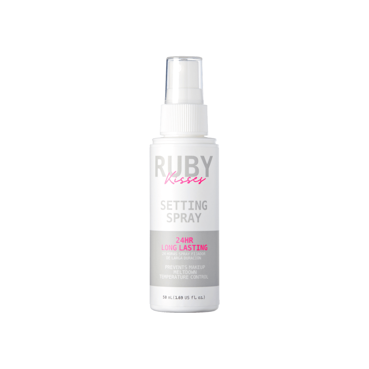 Spray Fijador de Maquillaje Larga Duración 24 Horas - Ruby Kisses