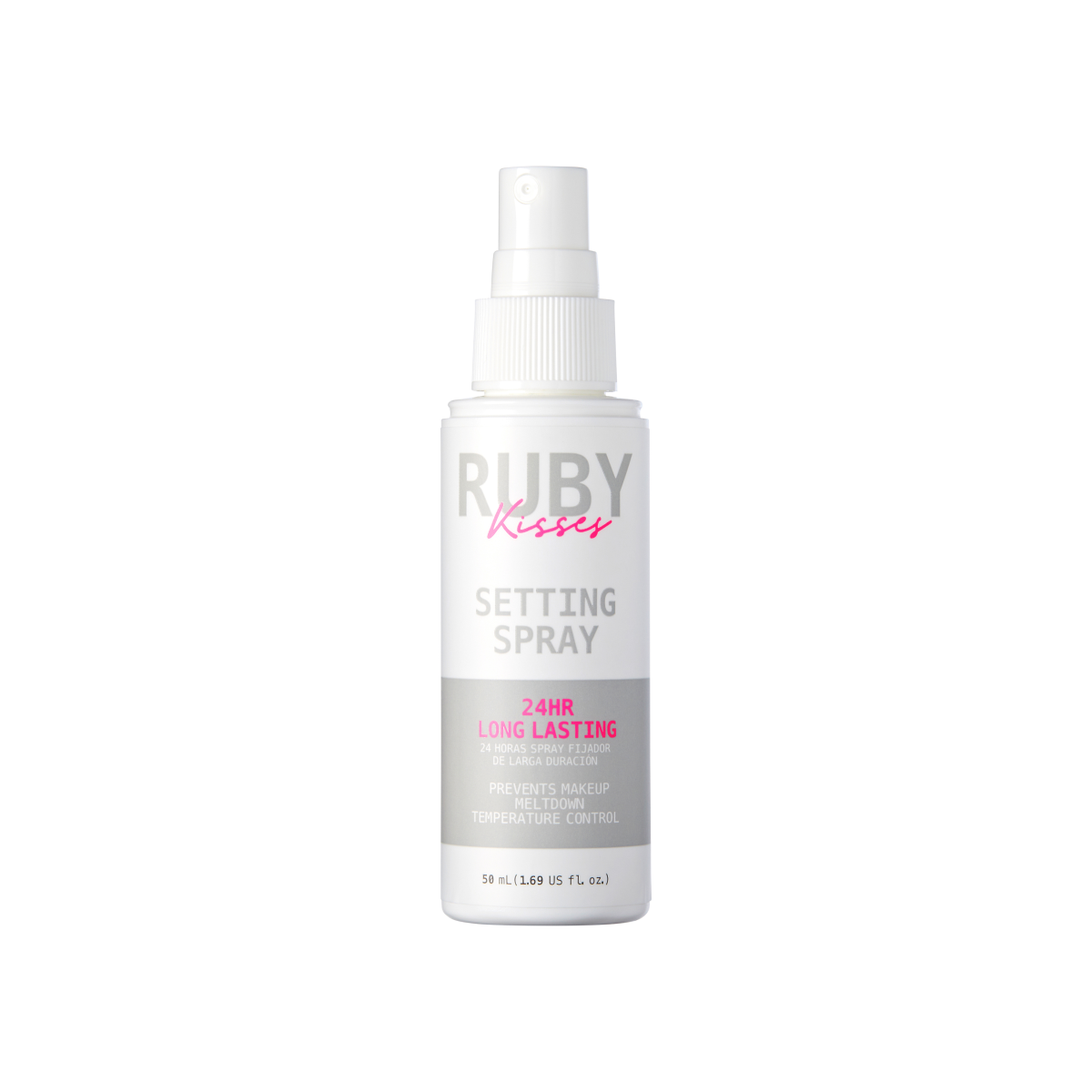 Spray Fijador de Maquillaje Larga Duración 24 Horas - Ruby Kisses