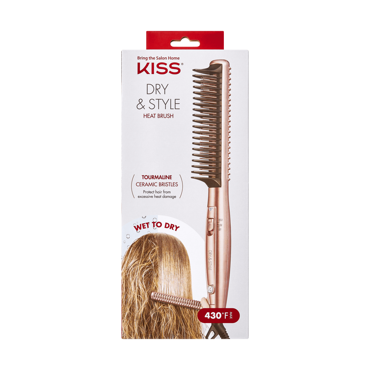 KISS Dry &amp; Style Heat Brush