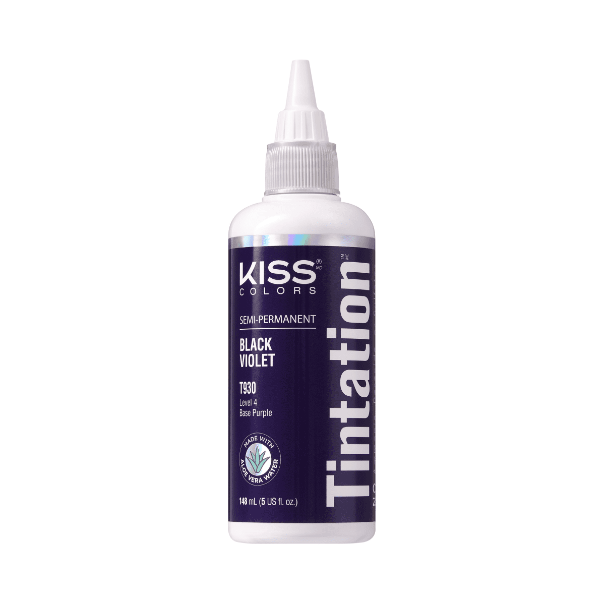 KISS Colors &amp; Care Tintation Semi-Permanent Black Violet