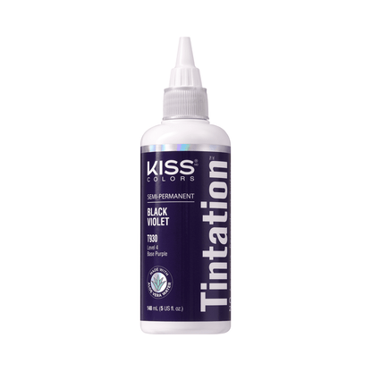 KISS Colors &amp; Care Tintation Semi-Permanent Black Violet