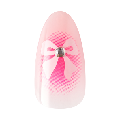 KISS Voguish Fantasy Uñas Rosas Moño Almond - Hobby