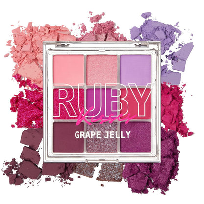 Ruby Kisses Makeup Palette - 9 Grape Jelly