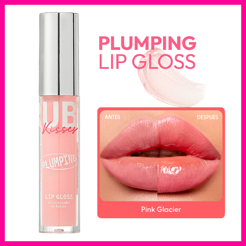 Ruby Kisses Plumping Lip Gloss - Pink Glacier